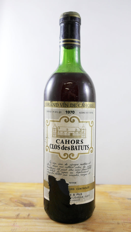 Vin Année 1970 Clos des Batuts