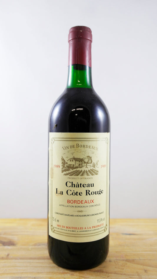 Vin Année 1989 Château La Côte Rouge