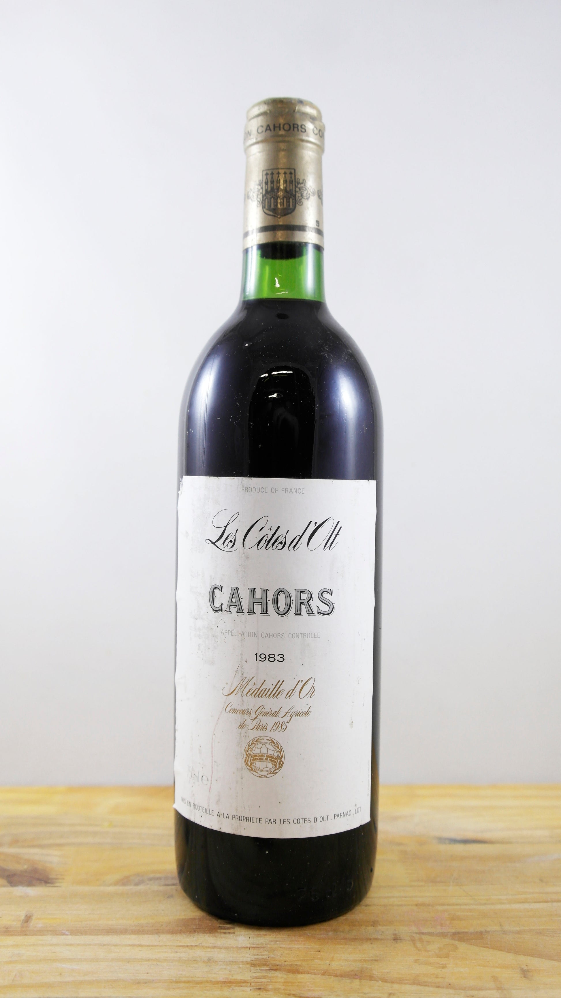 Vin Année 1983 Les Côtes d'Olt Médaille d'Or