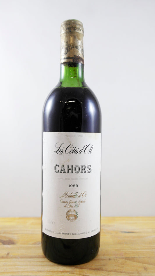 Vin Année 1983 Les Côtes d'Olt Médaille d'Or