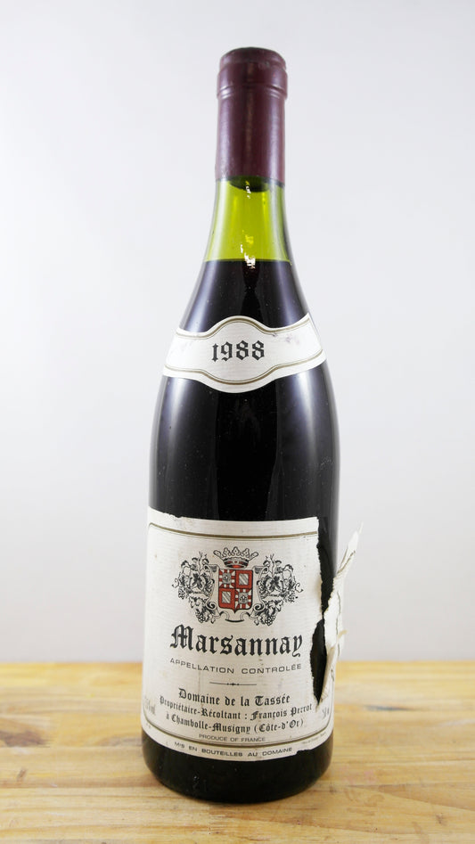 Vin Année 1988 Marsannay Domaine de la Tassée