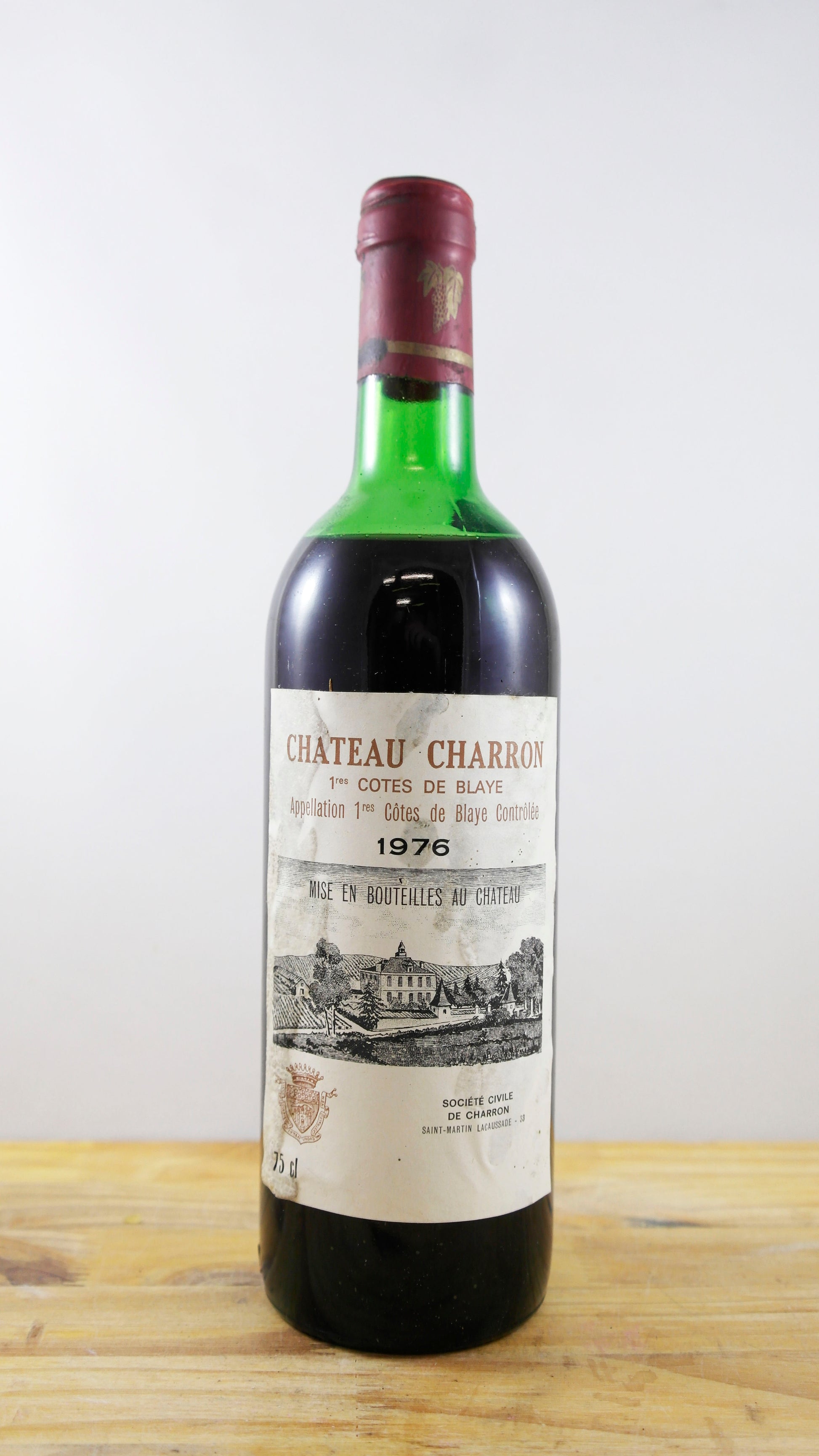 Vin Année 1976 Château Charron