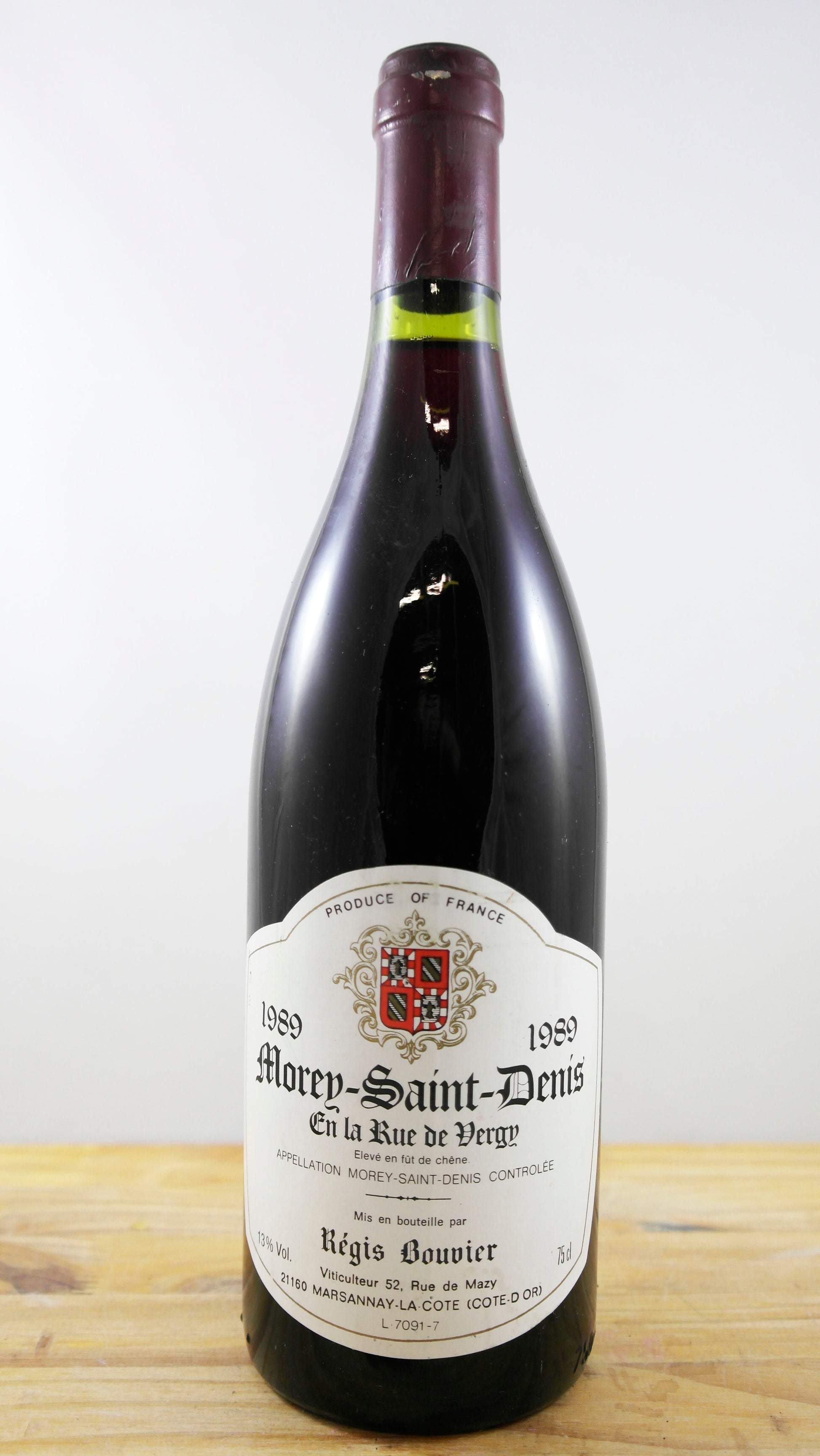 Vin Année 1989 Morey Saint Denis
