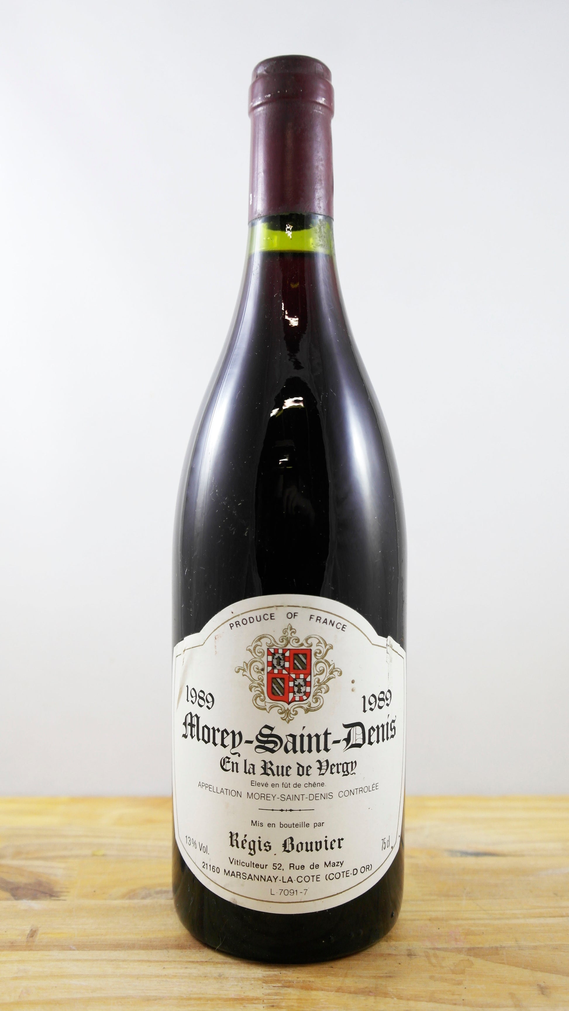 Vin Année 1989 Morey Saint Denis