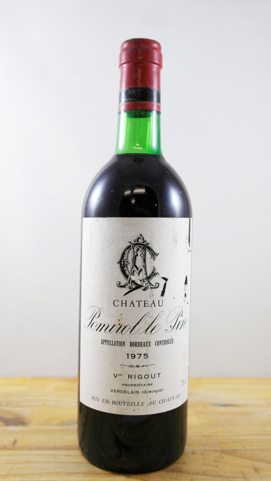 Vin Année 1975 Pomirol Le Pin