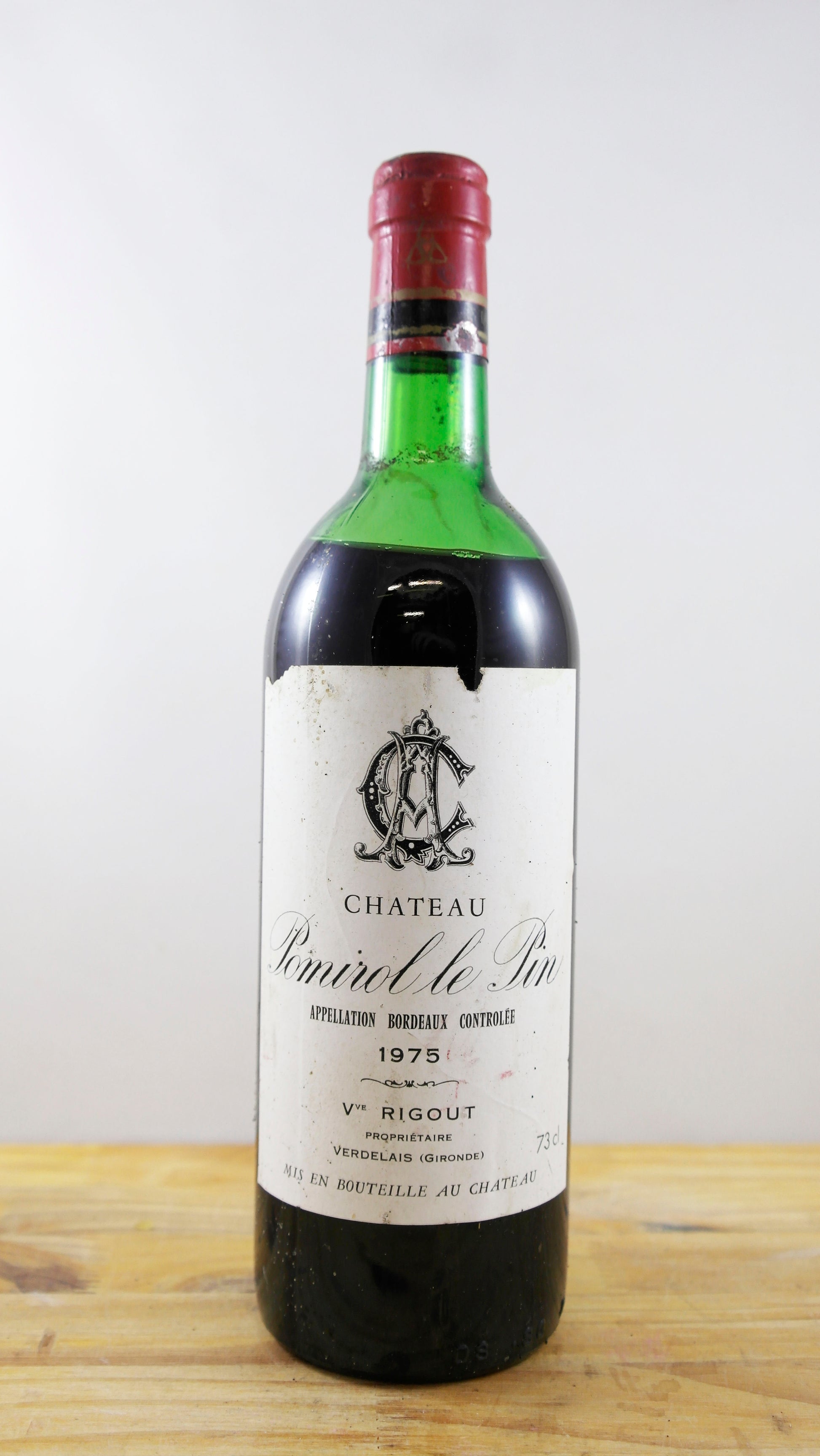Vin Année 1975 Pomirol Le Pin