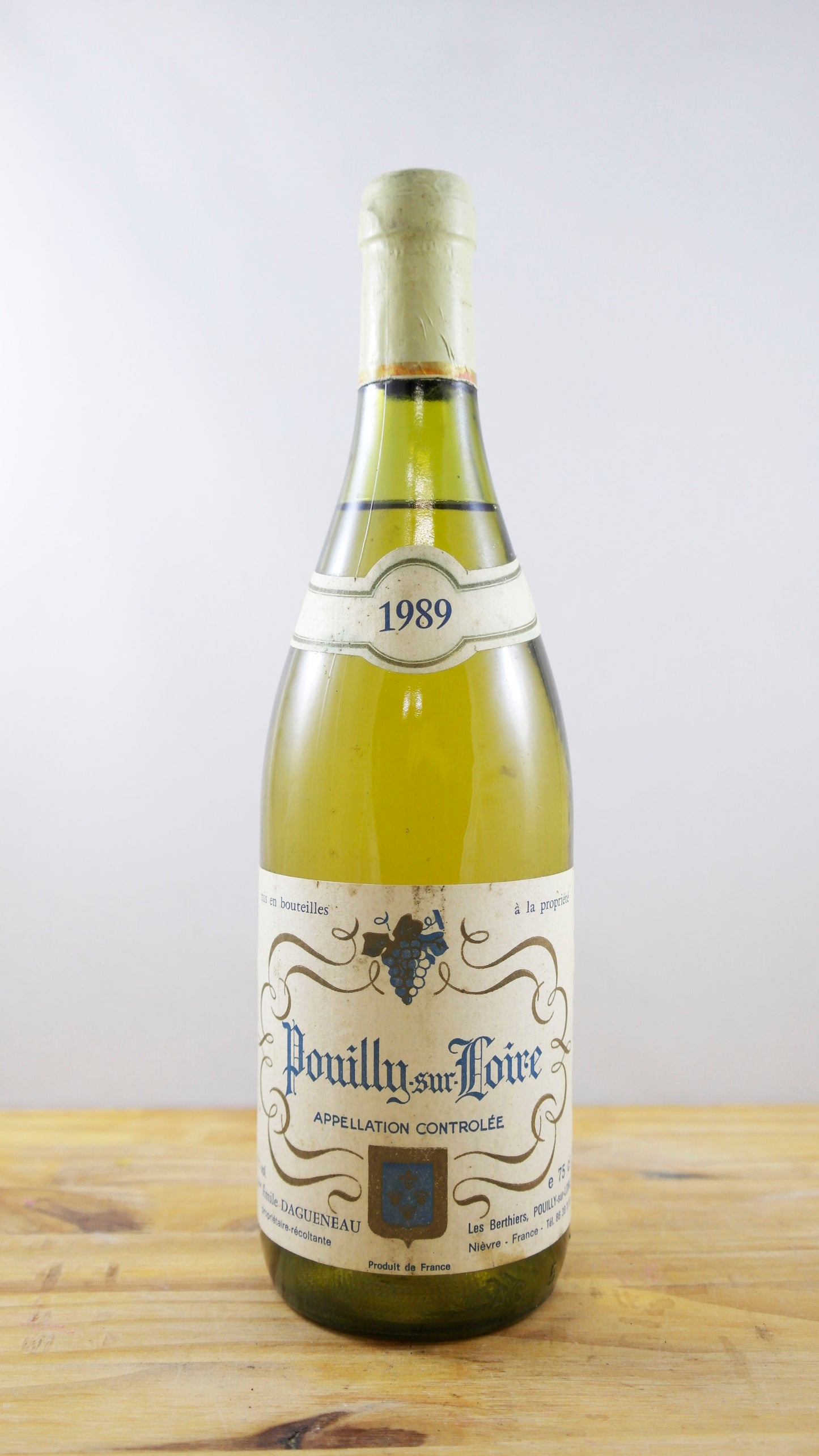Vin Année 1989 Pouilly-sur-Loire