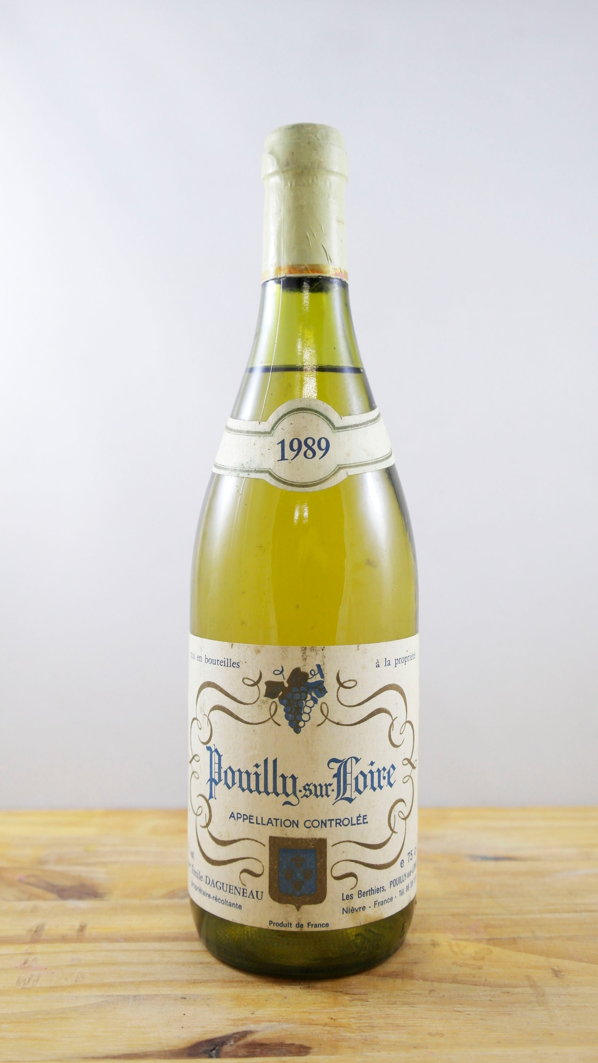 Vin Année 1989 Pouilly-sur-Loire