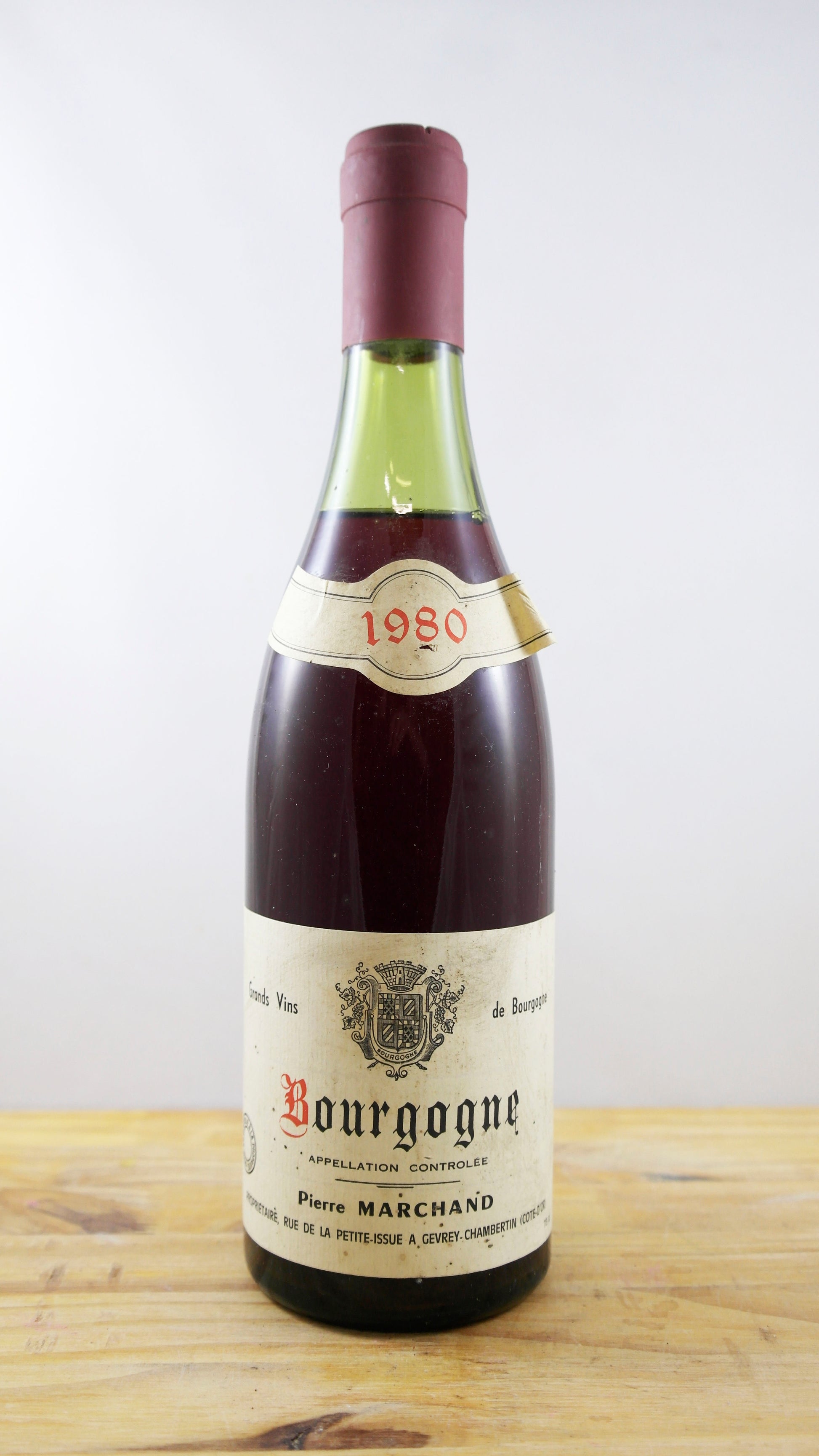 Vin Année 1980 Bourgogne Marchand
