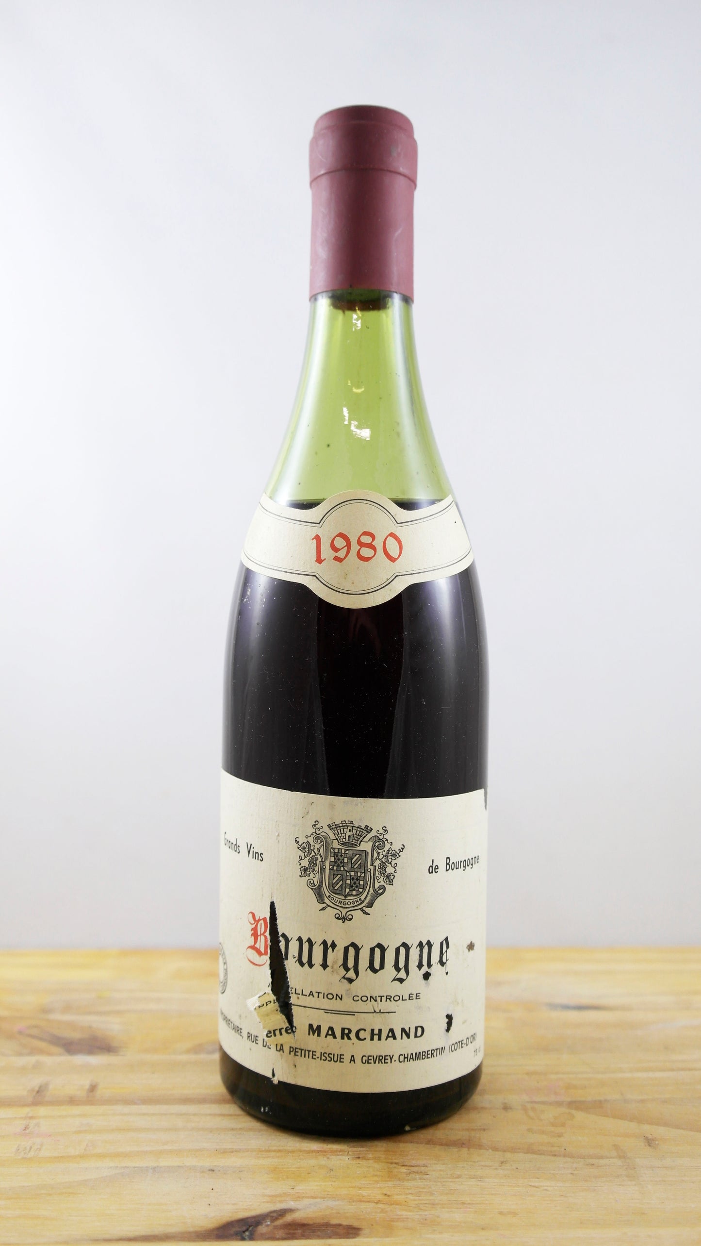 Vin Année 1980 Bourgogne Marchand