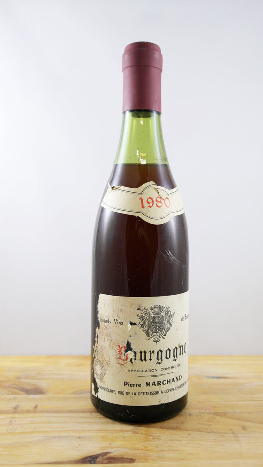 Vin Année 1980 Bourgogne Marchand