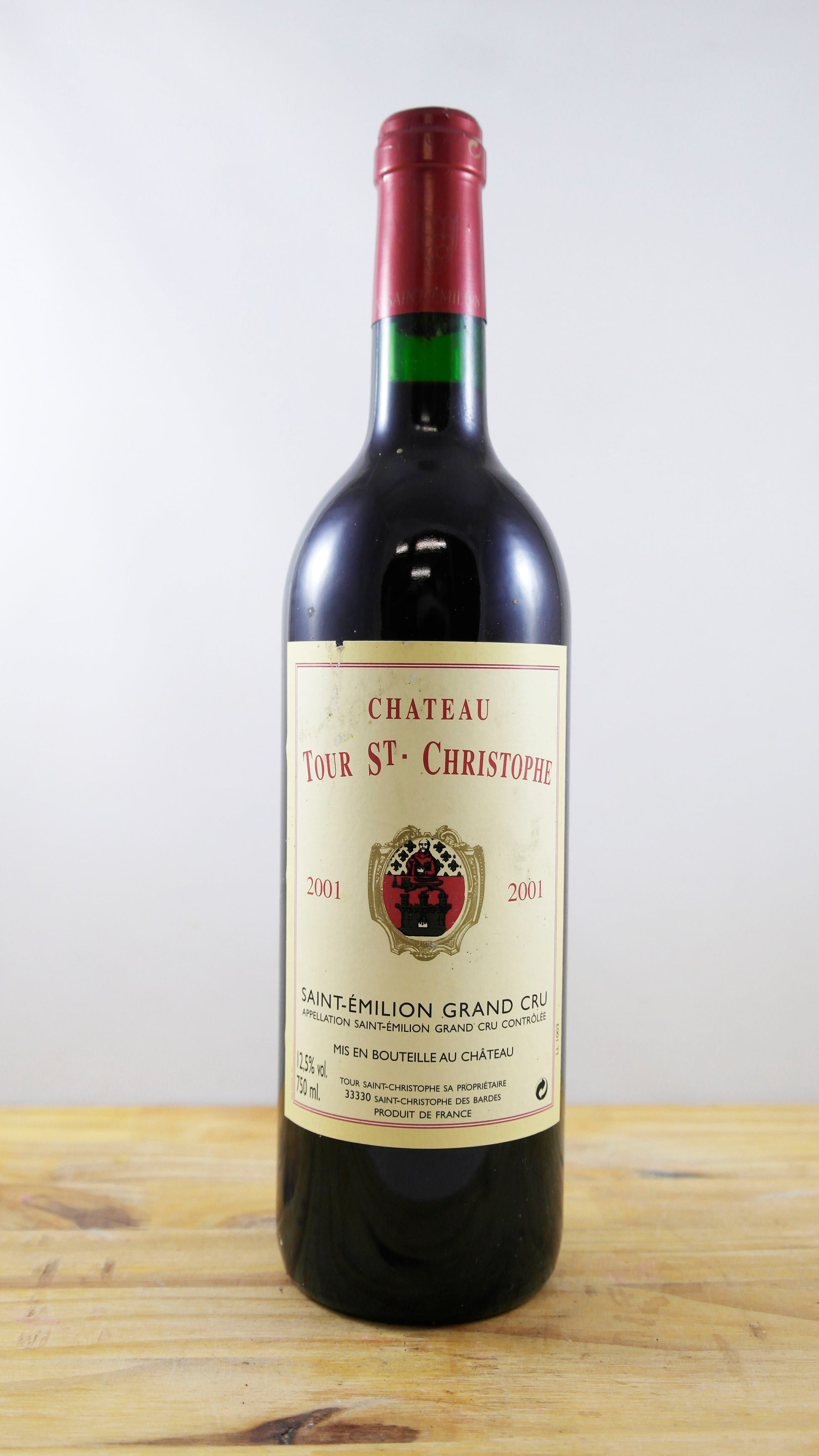 Vin Année 2001 Château Tour St-Christophe