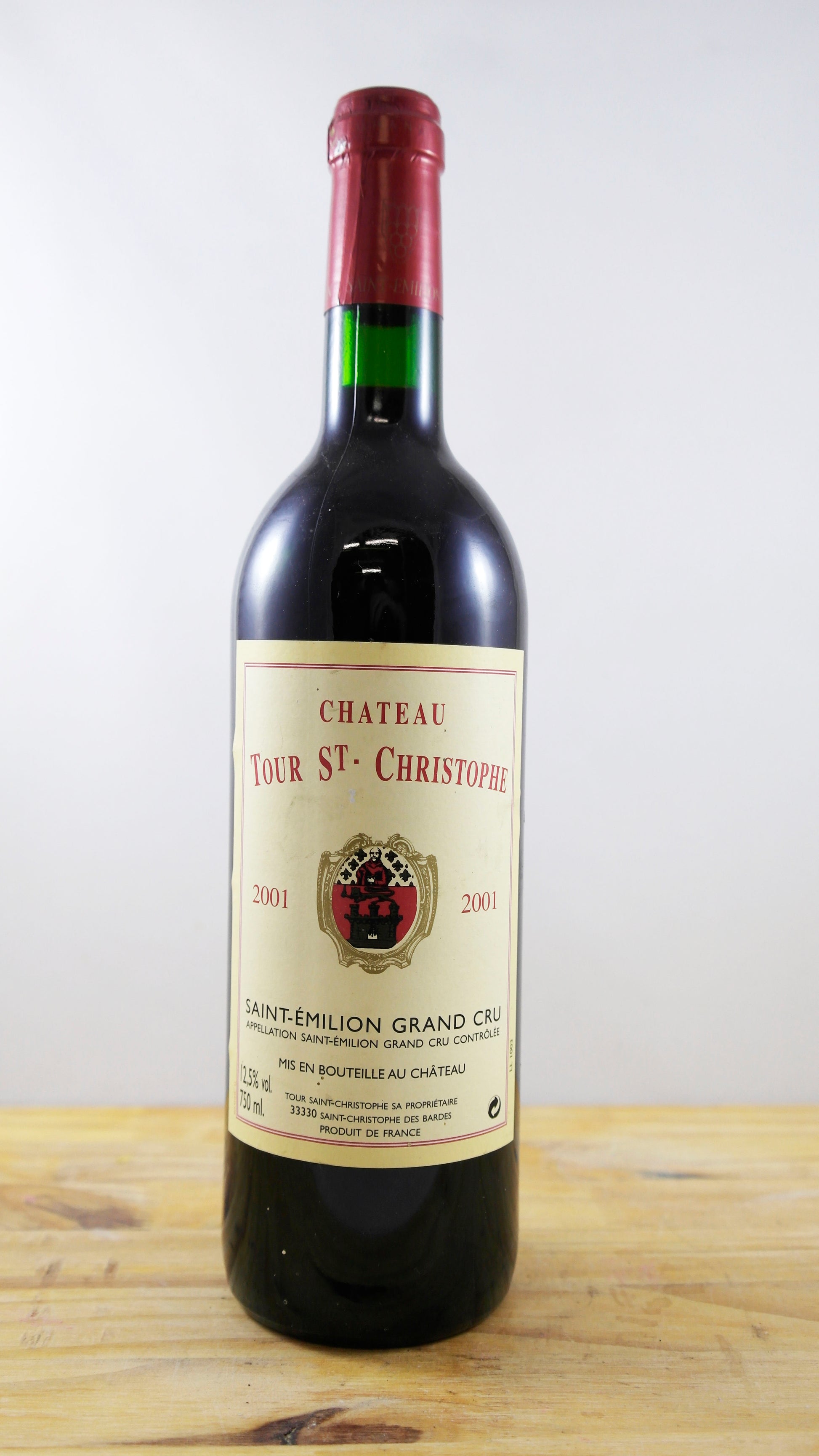 Vin Année 2001 Château Tour St-Christophe