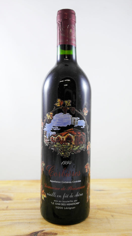 Vin Année 1994 Corbières Domaine de Plaisance