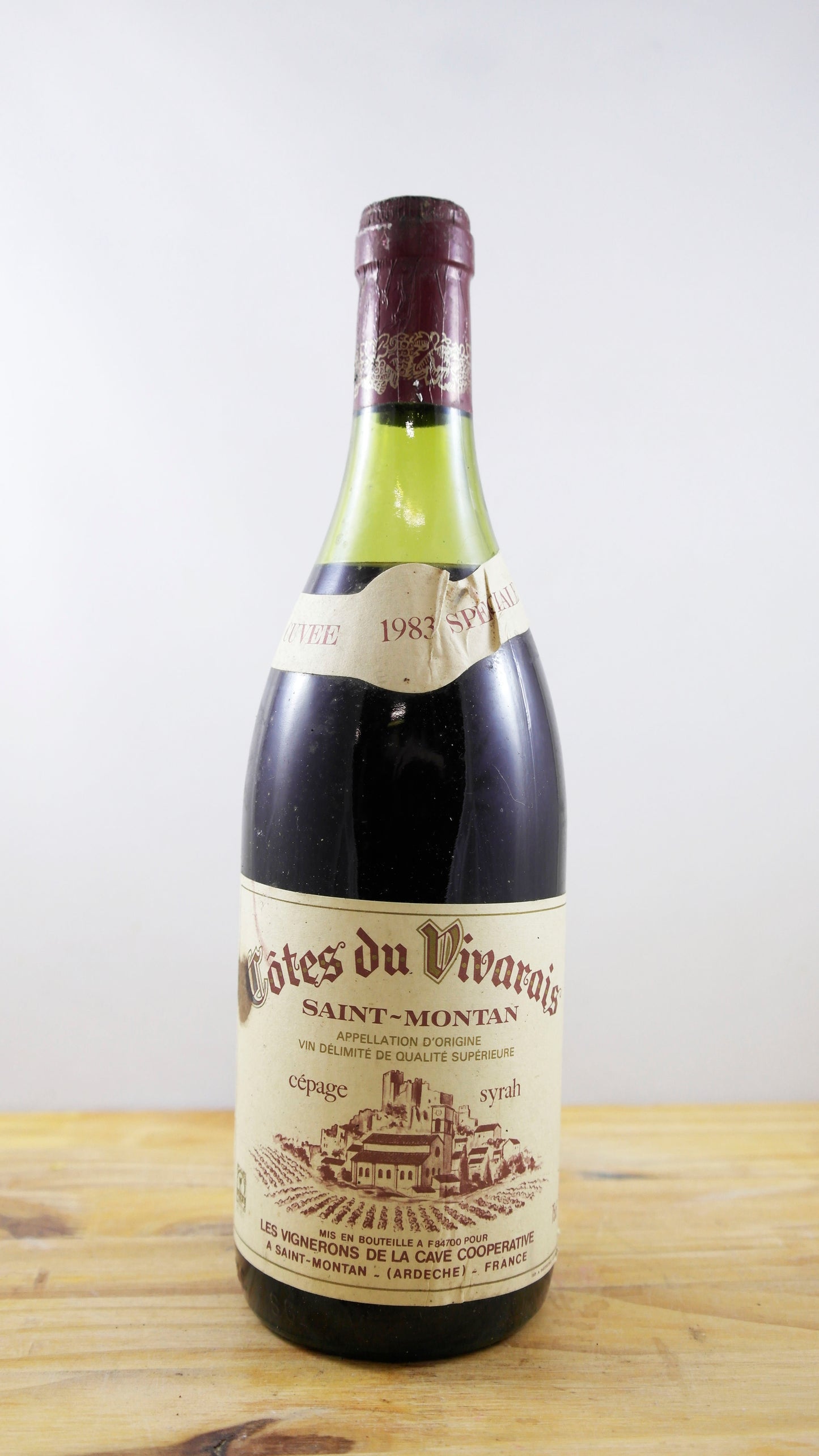 Vin Année 1983 Côtes du Vivarais Saint-Montan
