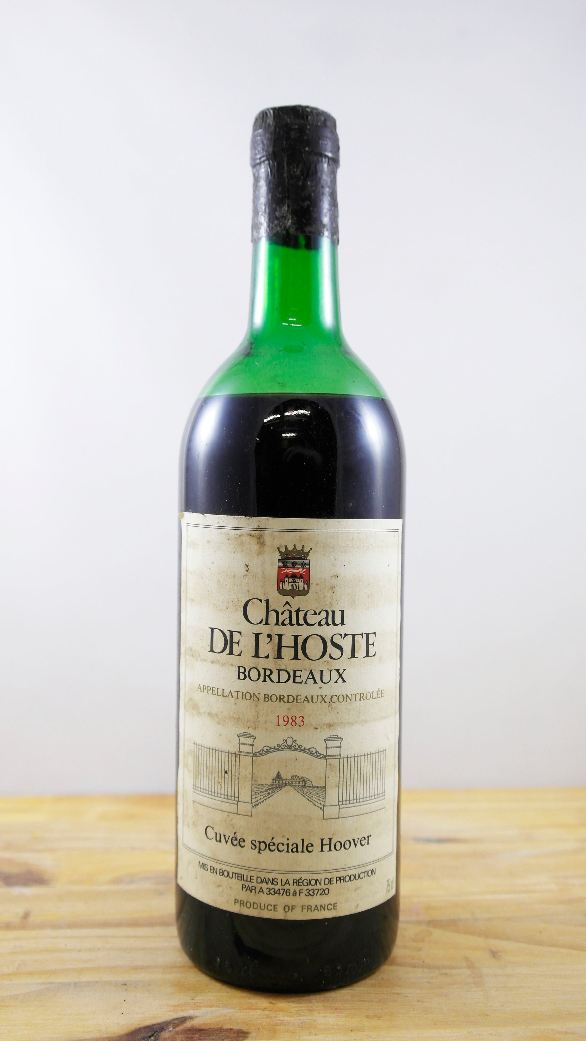 Vin Année 1983 Château de L'Hoste