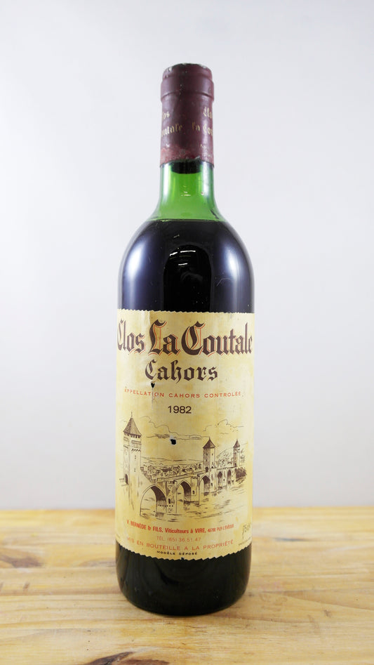 Vin Année 1982 Clos La Coutale
