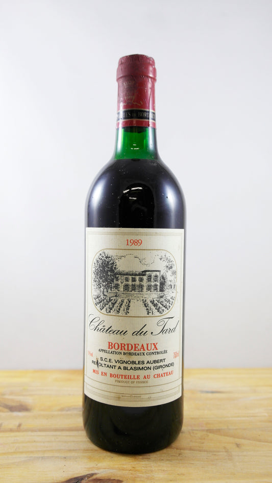 Vin Année 1989 Château du Tard 