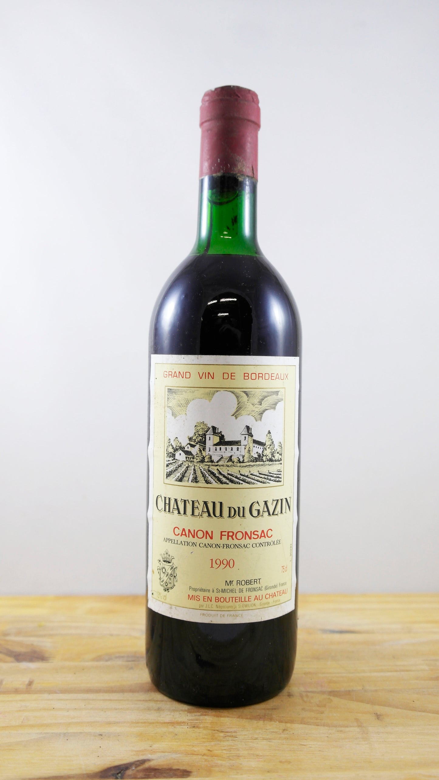 Vin Année 1990 Château du Gazin