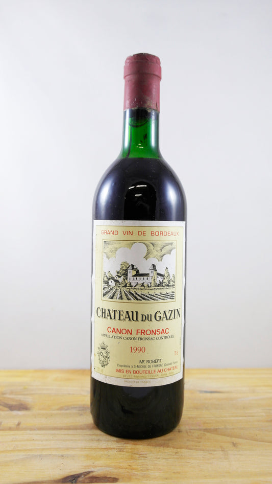 Vin Année 1990 Château du Gazin