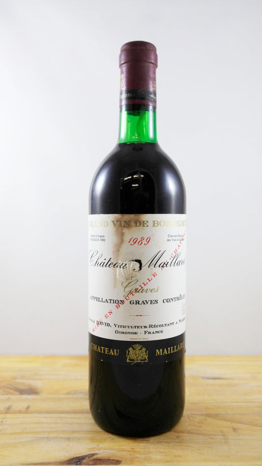 Vin Année 1989 Château Maillard