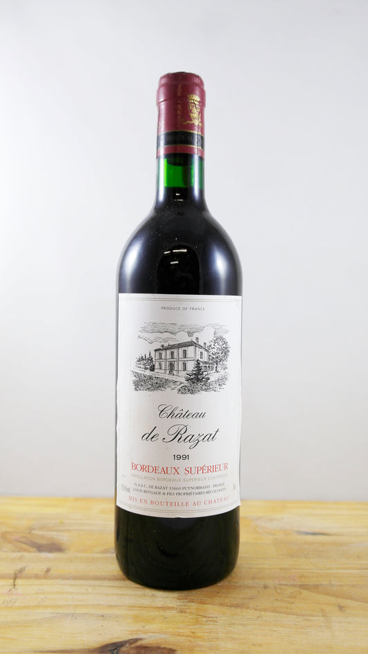 Vin Année 1991 Château du Razat