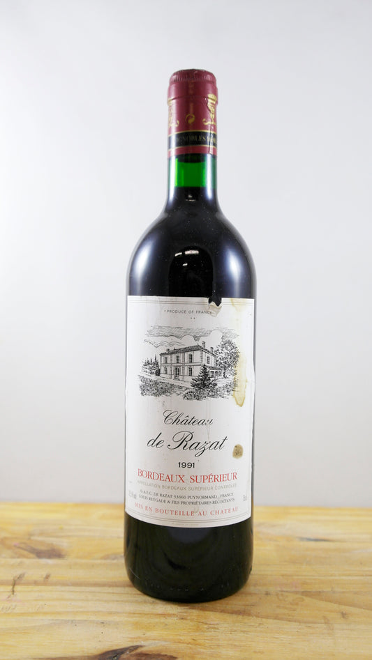 Vin Année 1991 Château du Razat