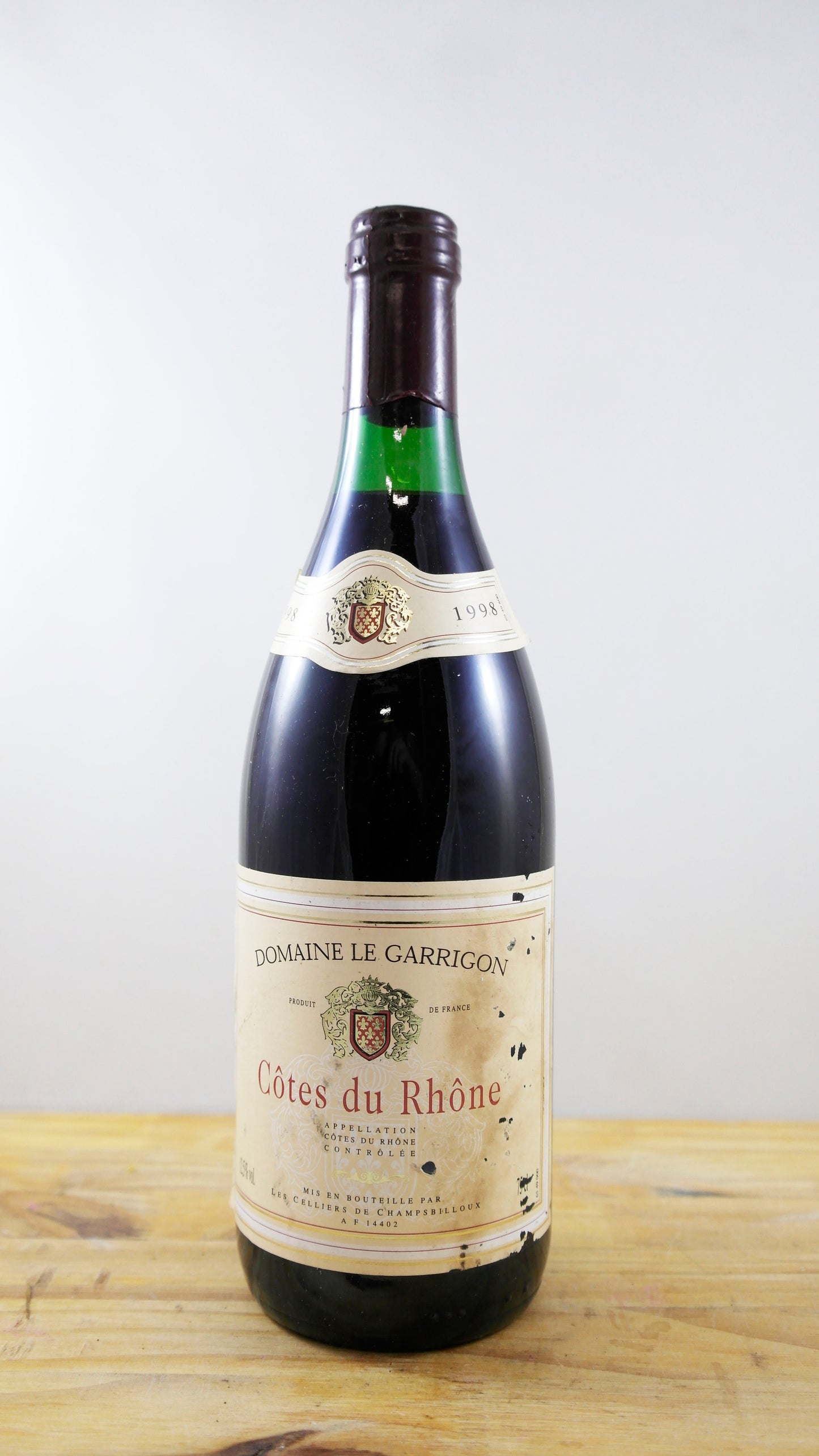 Vin Année 1998 Domaine Le Garrigon