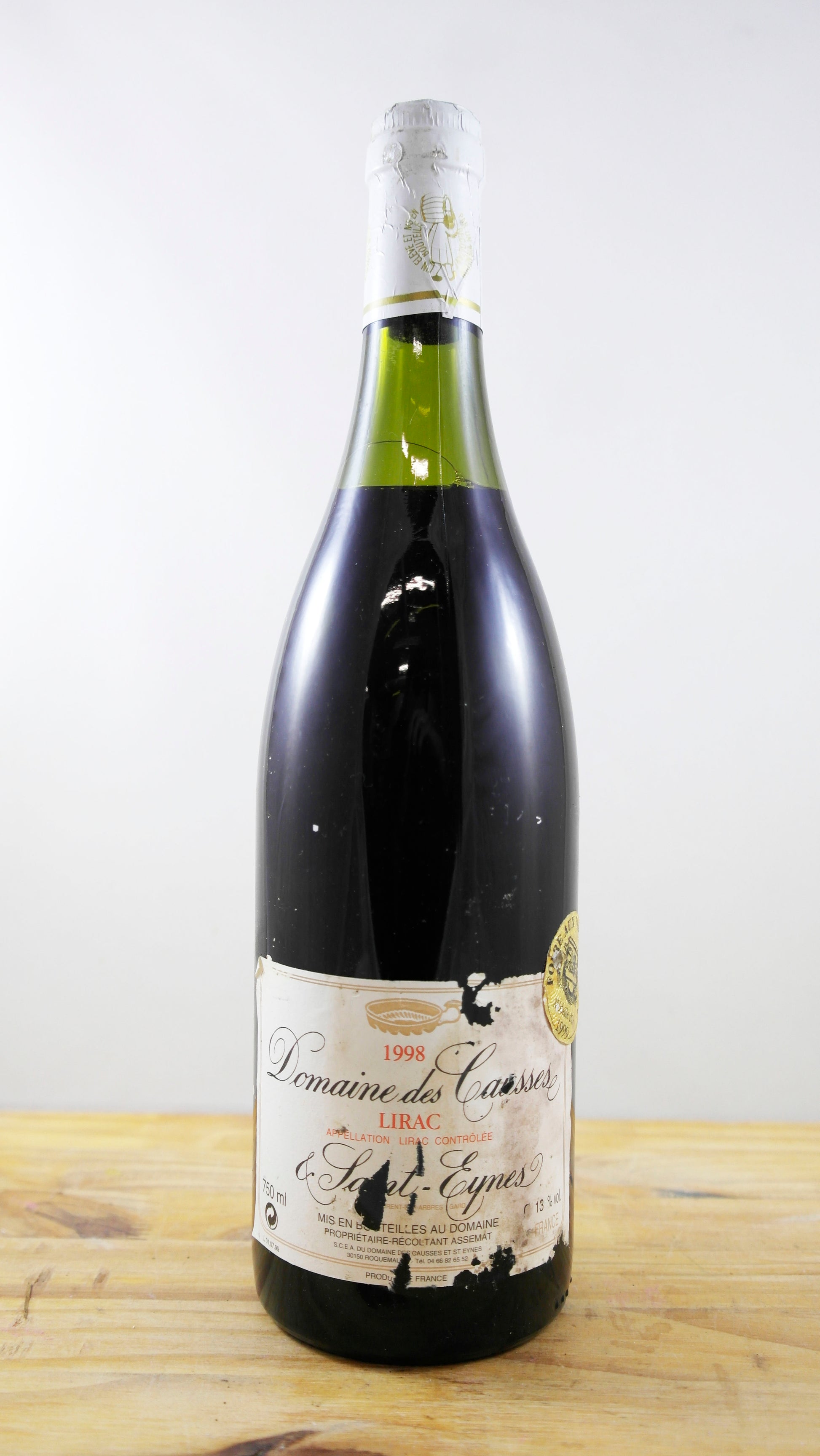 Vin Année 1998 Domaine des Causses Saint Eynes