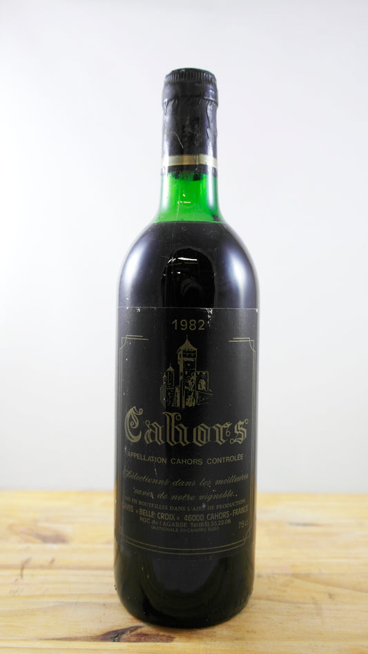 Vin Année 1982 Cahors Belle Croix