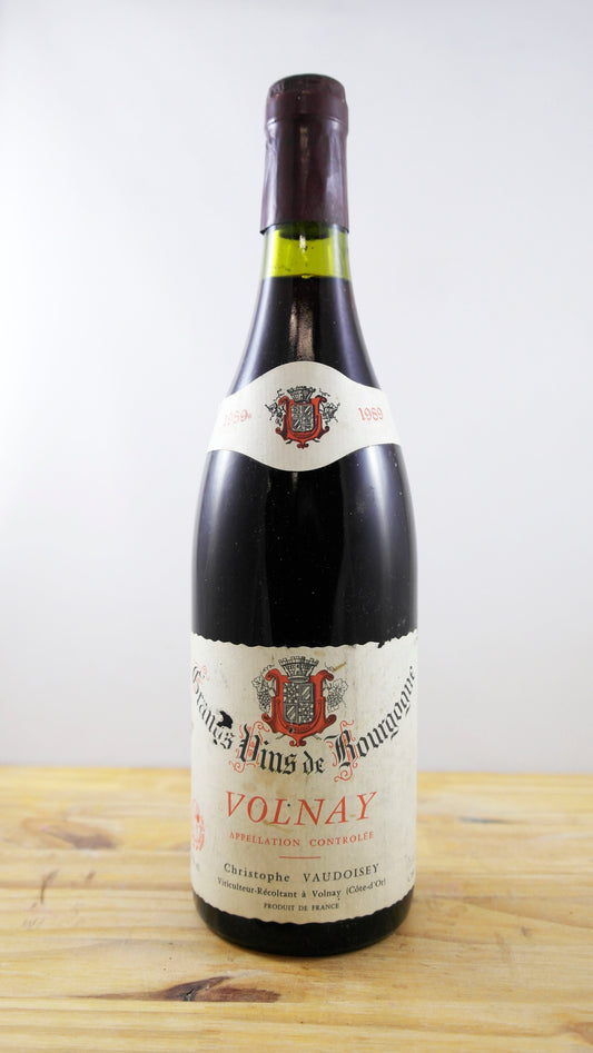 Vin Année 1989 Volnay Vaudoisey