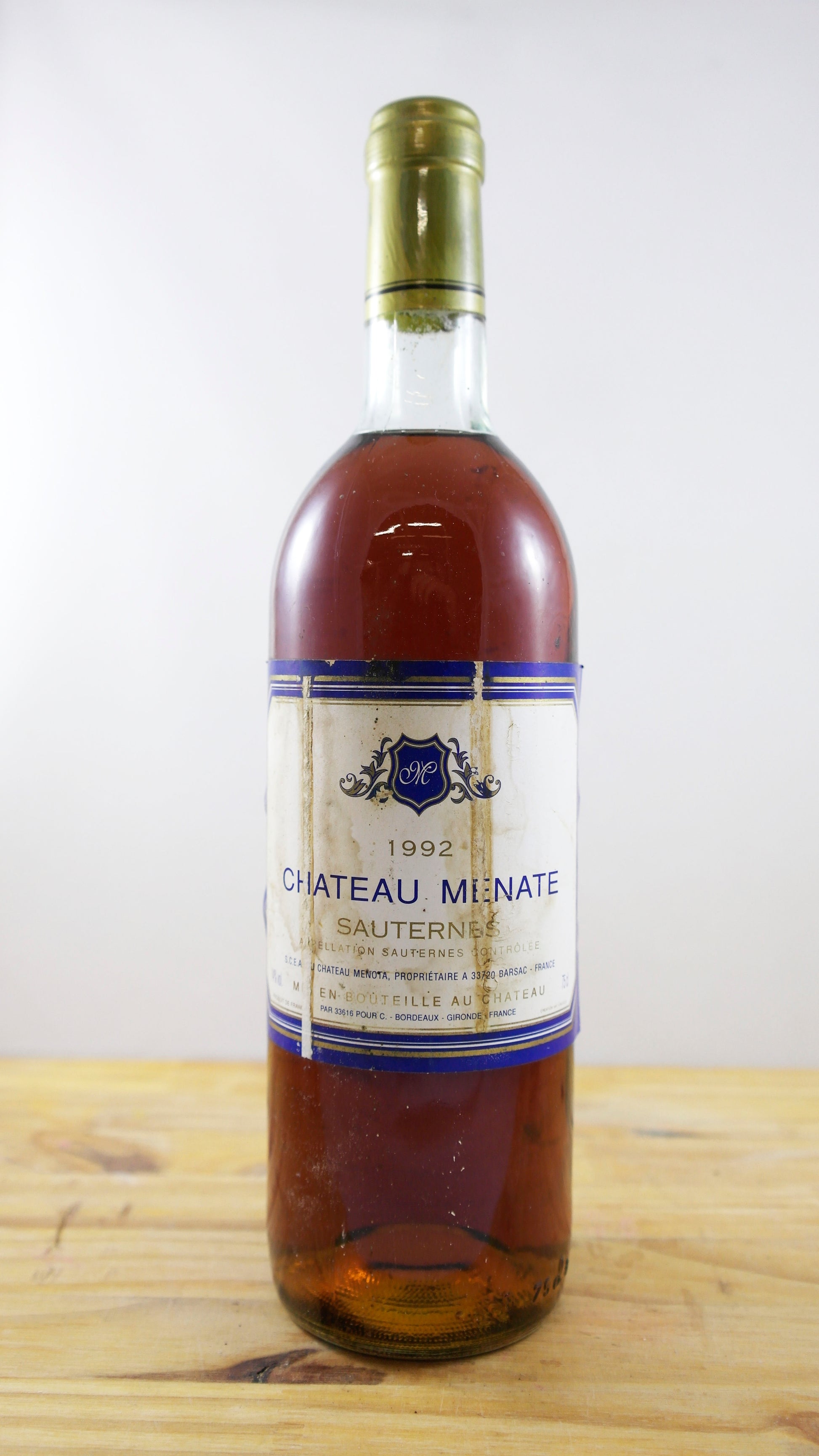 Vin Année 1992 Château Menate