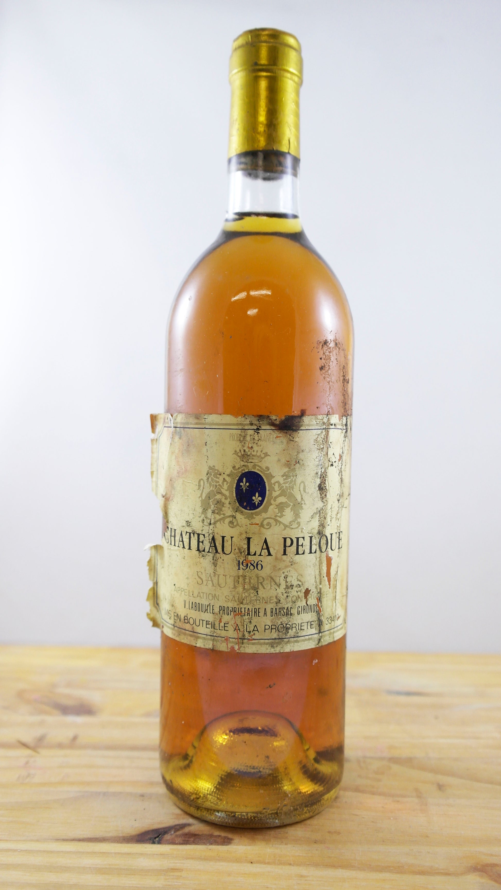 Vin Année 1986 Château La Peloue