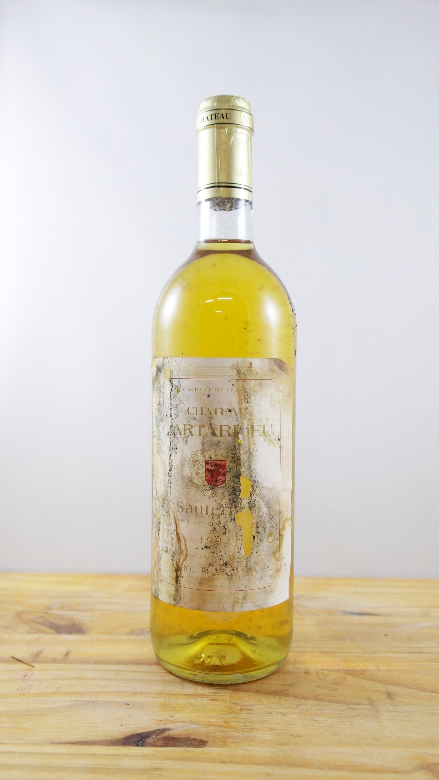 Vin Année 1992 Château Partarrieu