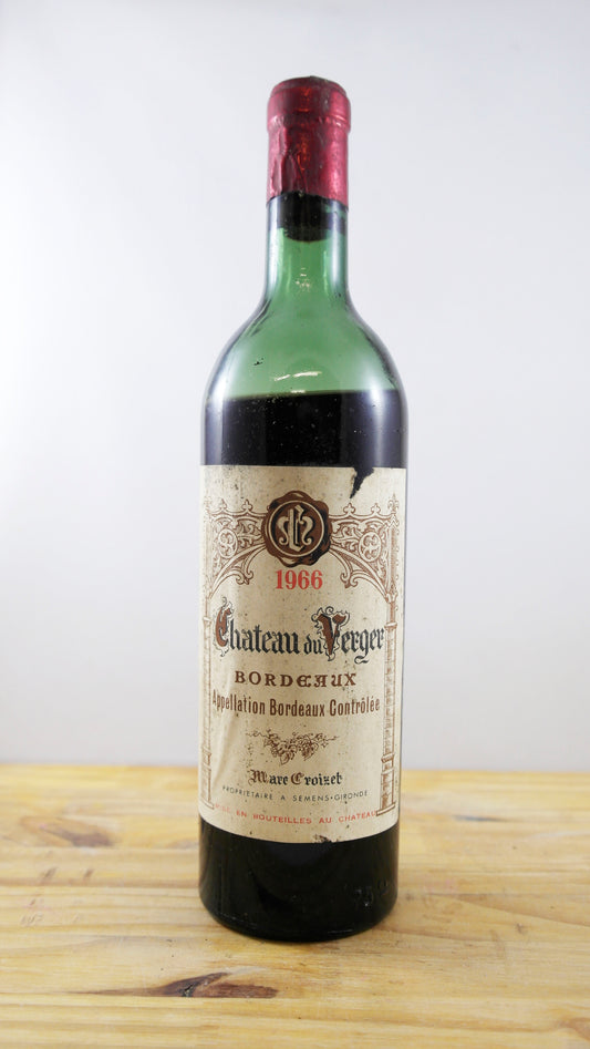 Vin Année 1966 Château du Verger