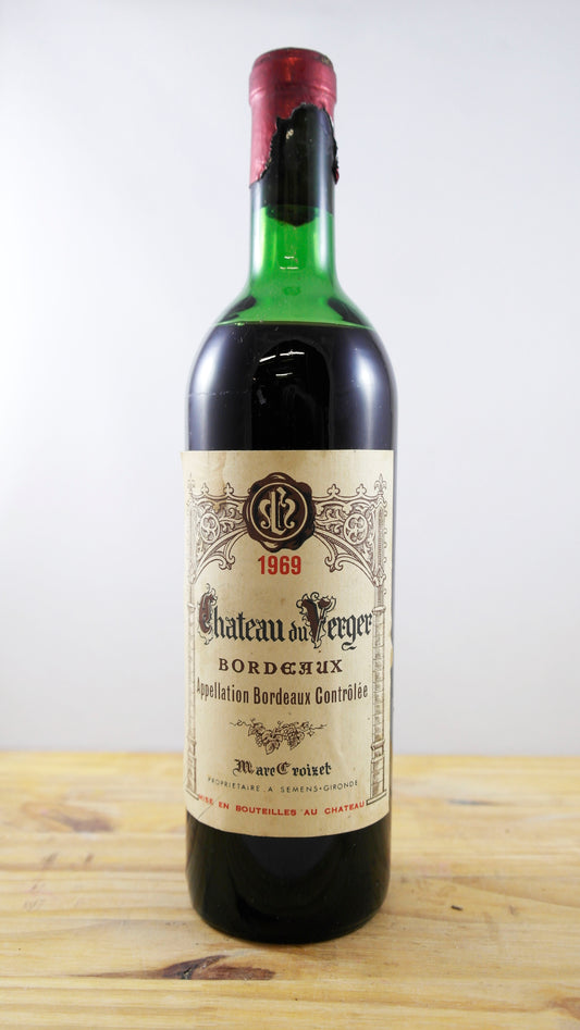 Vin Année 1969 Château du Verger