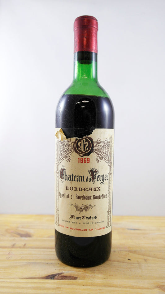 Vin Année 1969 Château du Verger