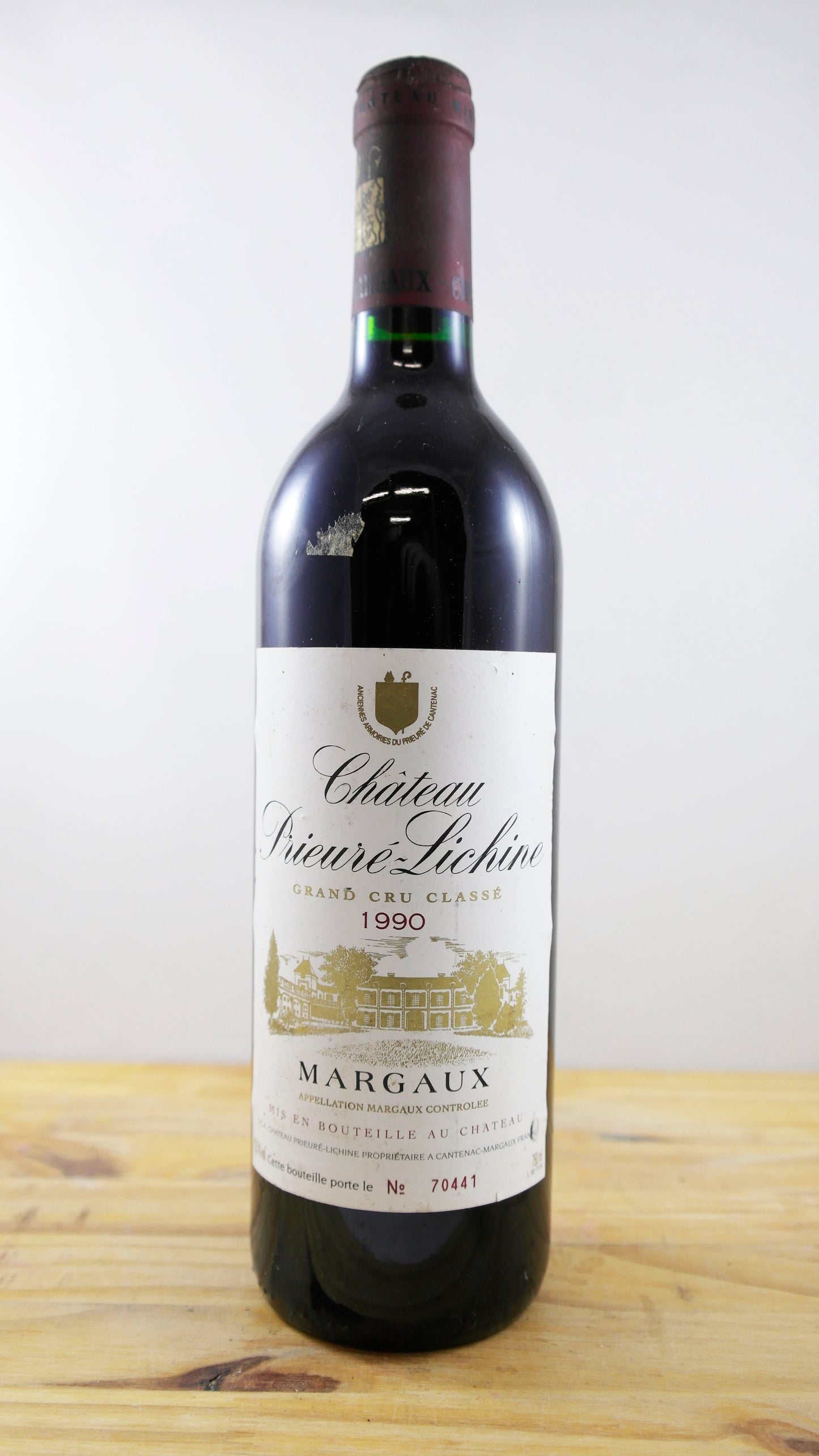 Vin Année 1990 Château Prieuré Lichine