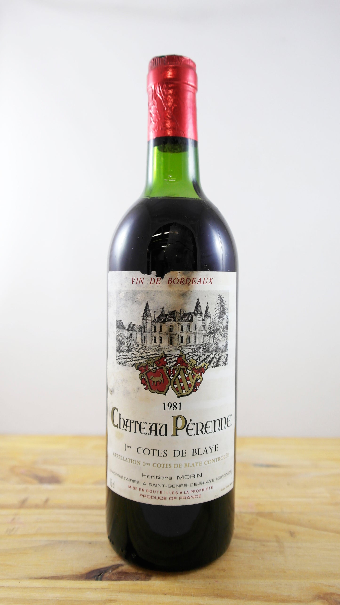 Vin Année 1981 Château Pérenne