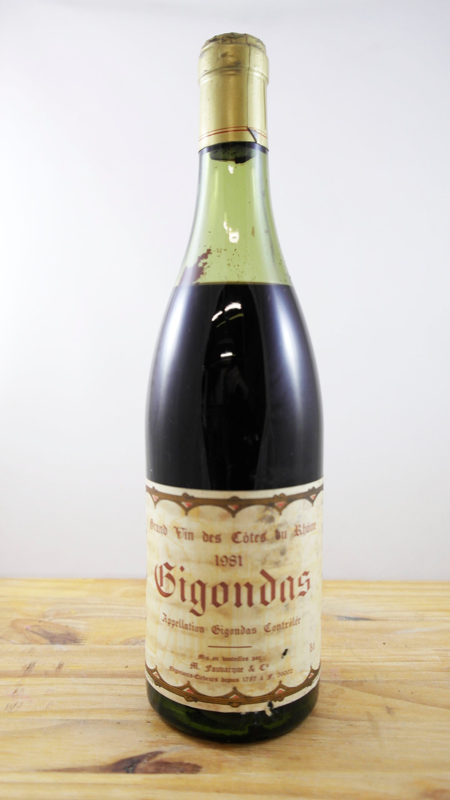 Vin Année 1981 Gigondas