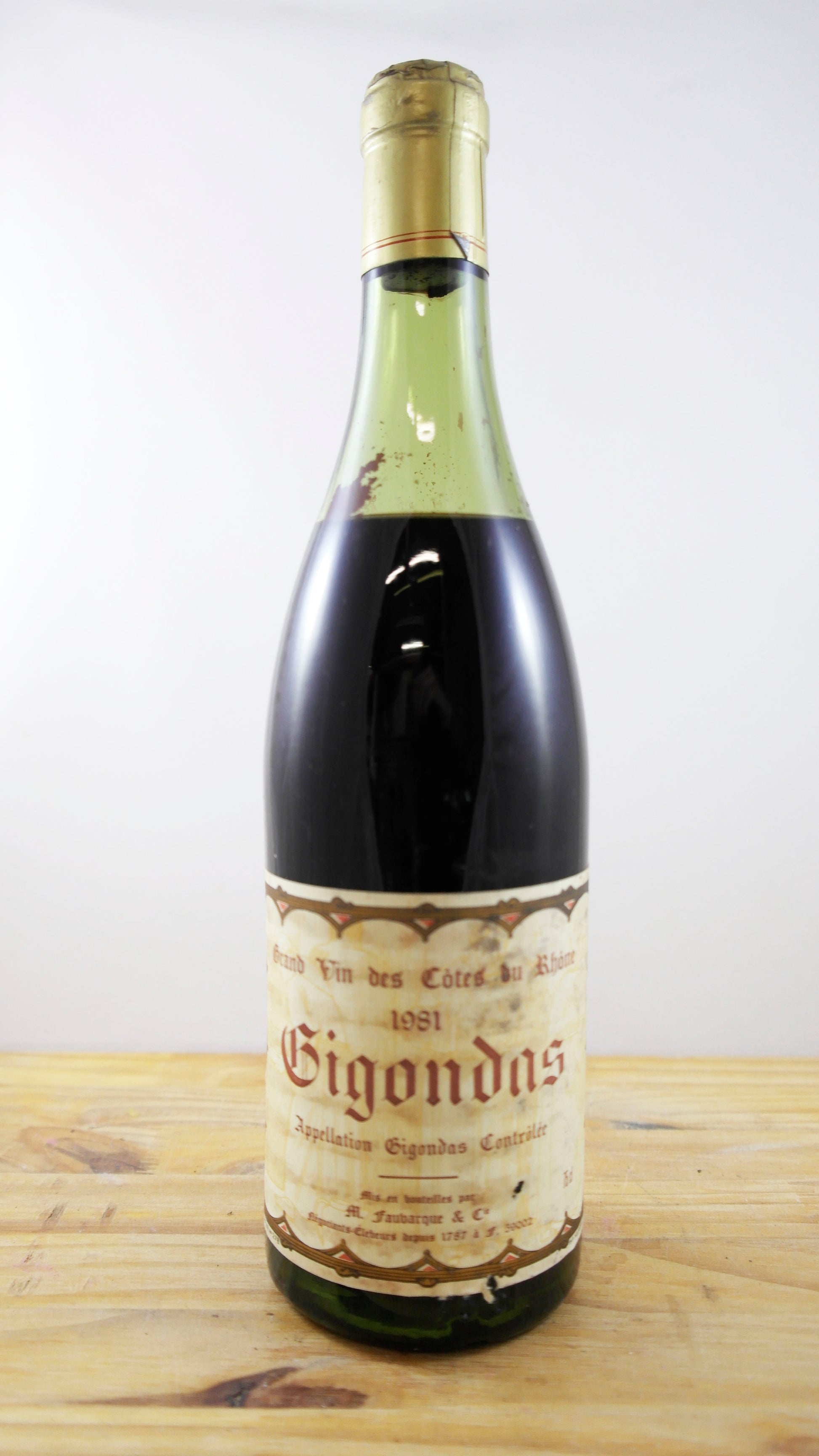 Vin Année 1981 Gigondas