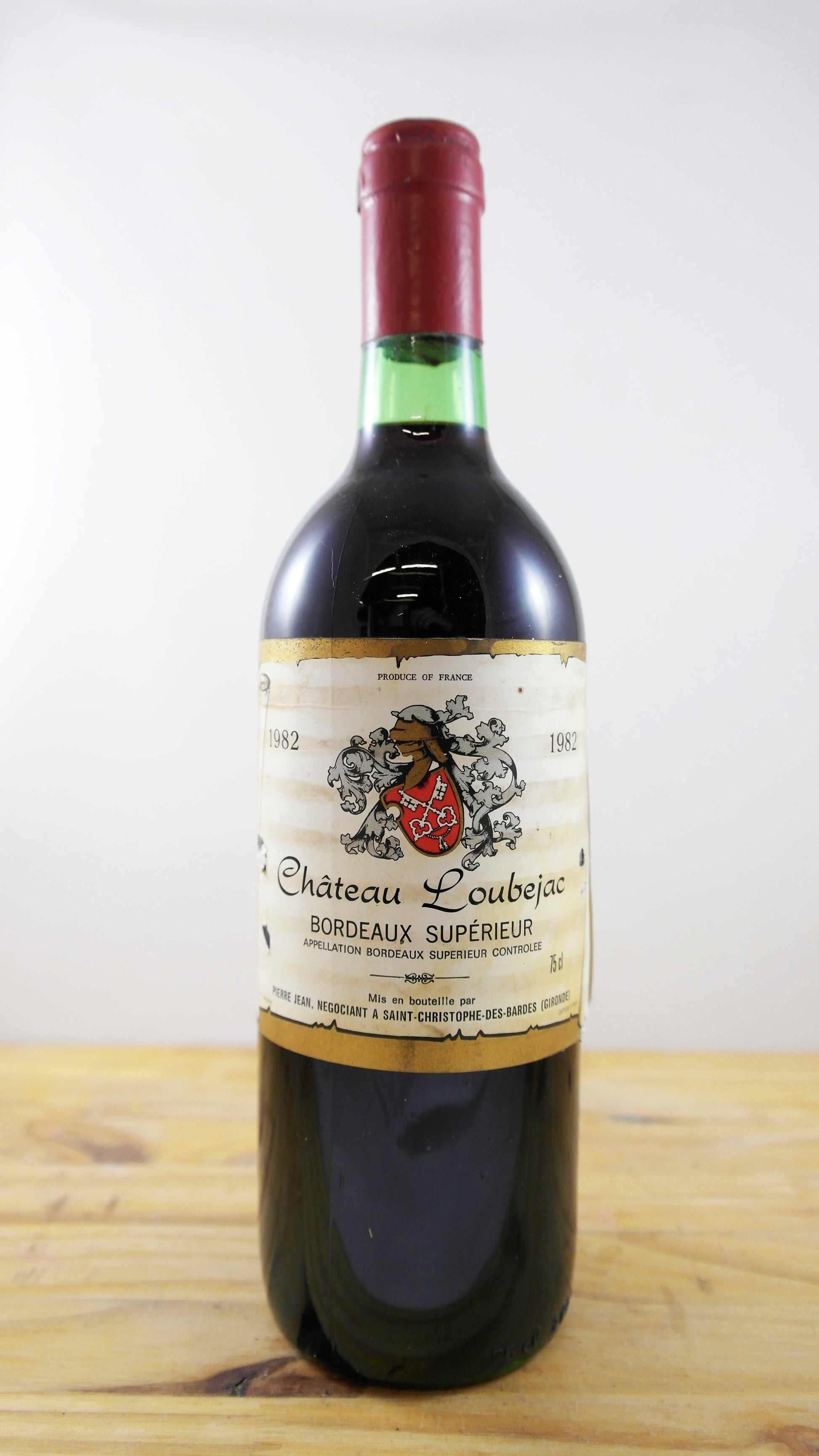 Vin Année 1982 Château Loubejac
