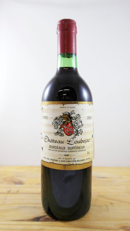 Vin Année 1982 Château Loubejac