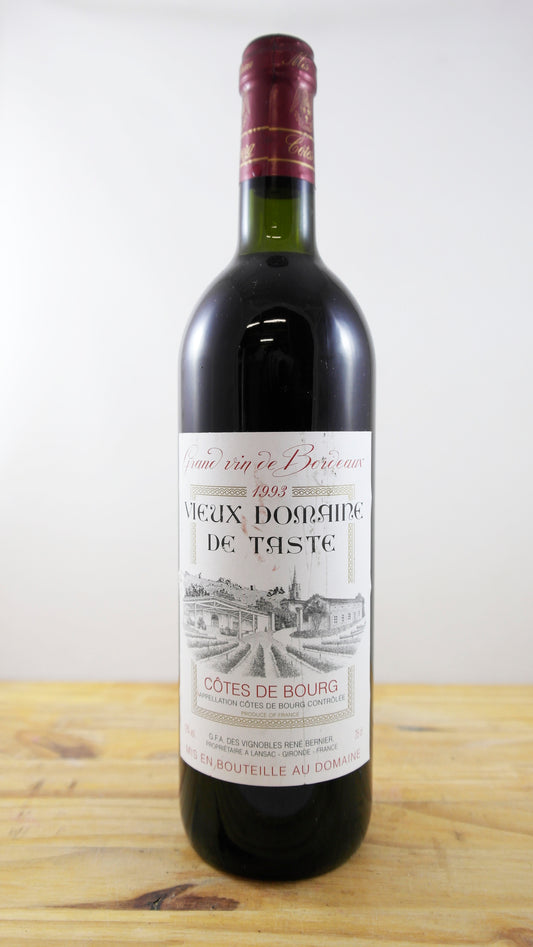 Vin Année 1993 Vieux Domaine de Taste