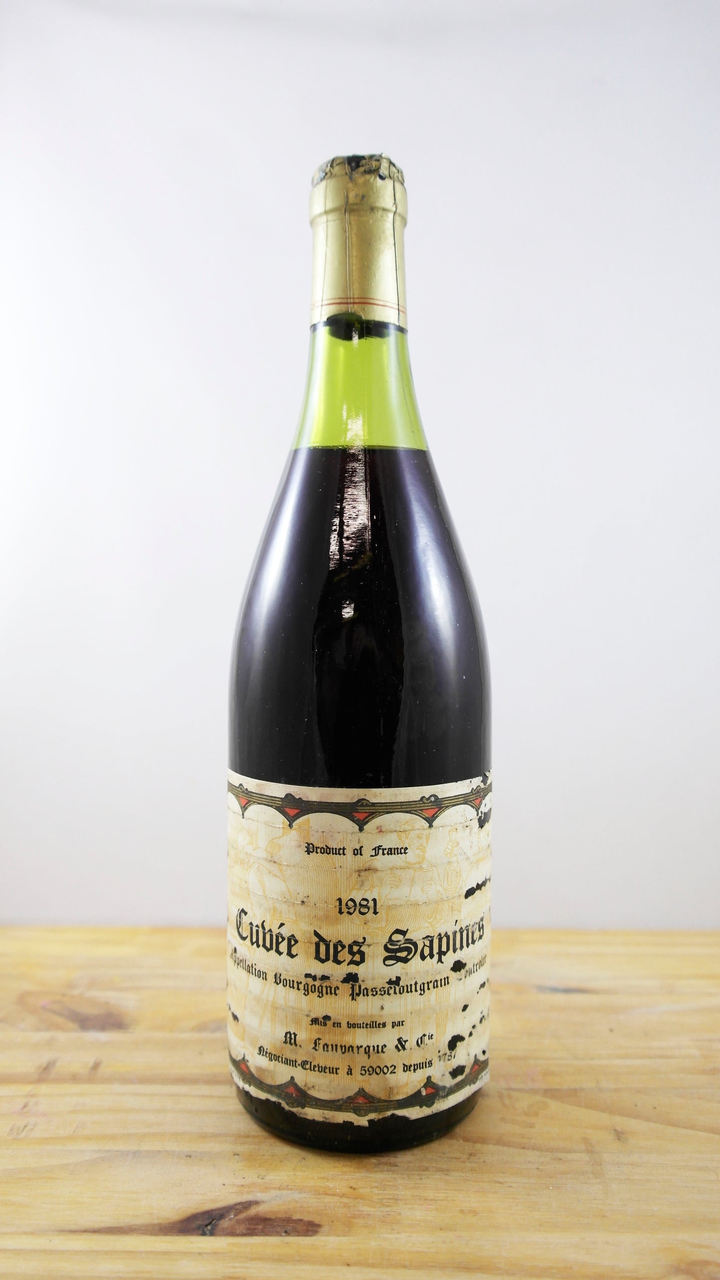 Vin Année 1981 Cuvée Des Sapines