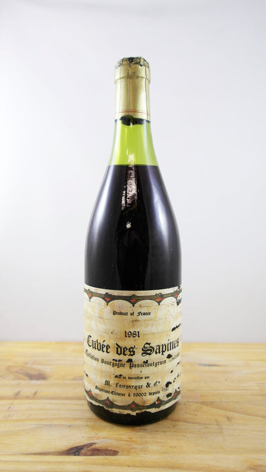 Vin Année 1981 Cuvée Des Sapines