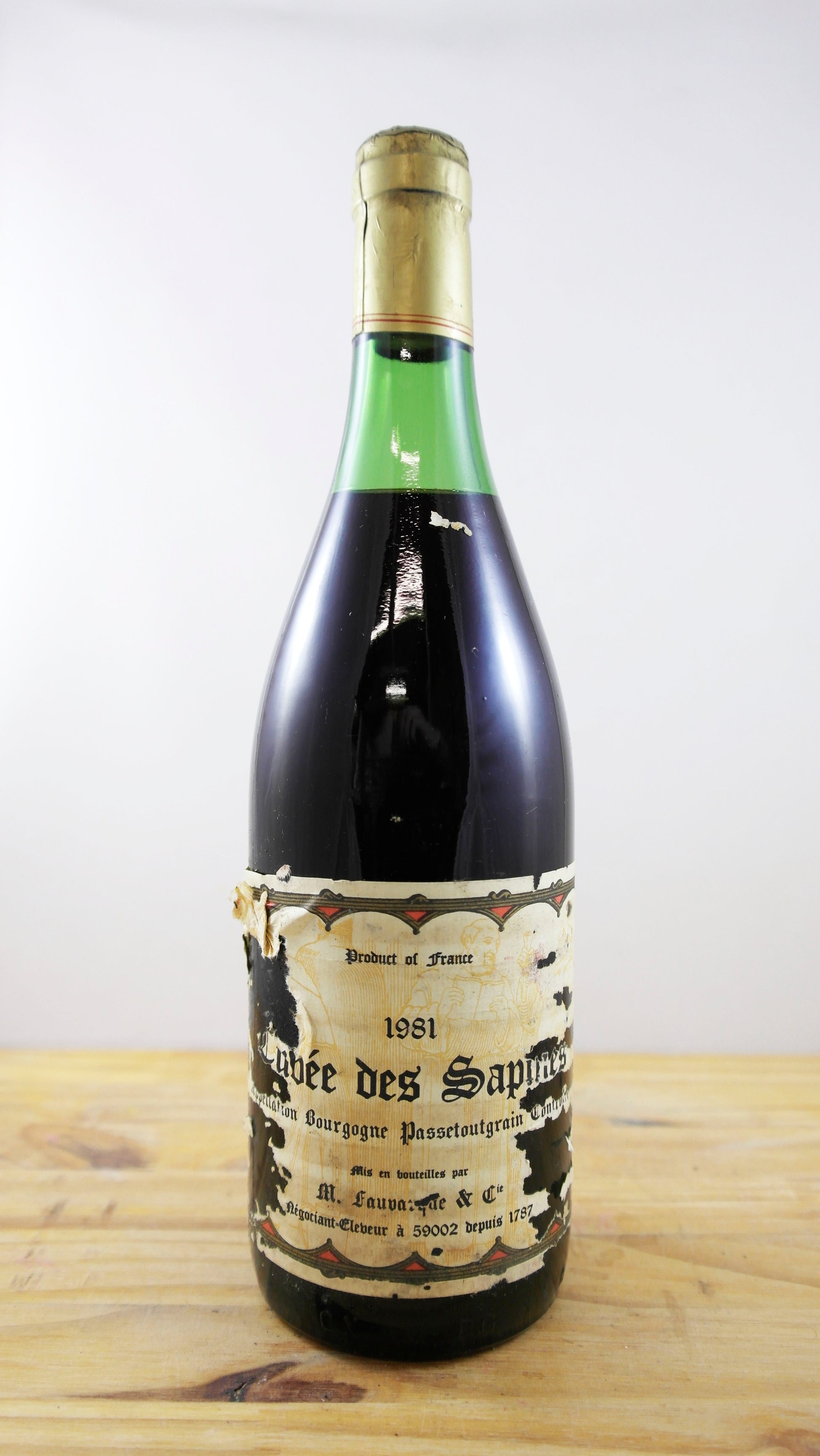 Vin Année 1981 Cuvée Des Sapines