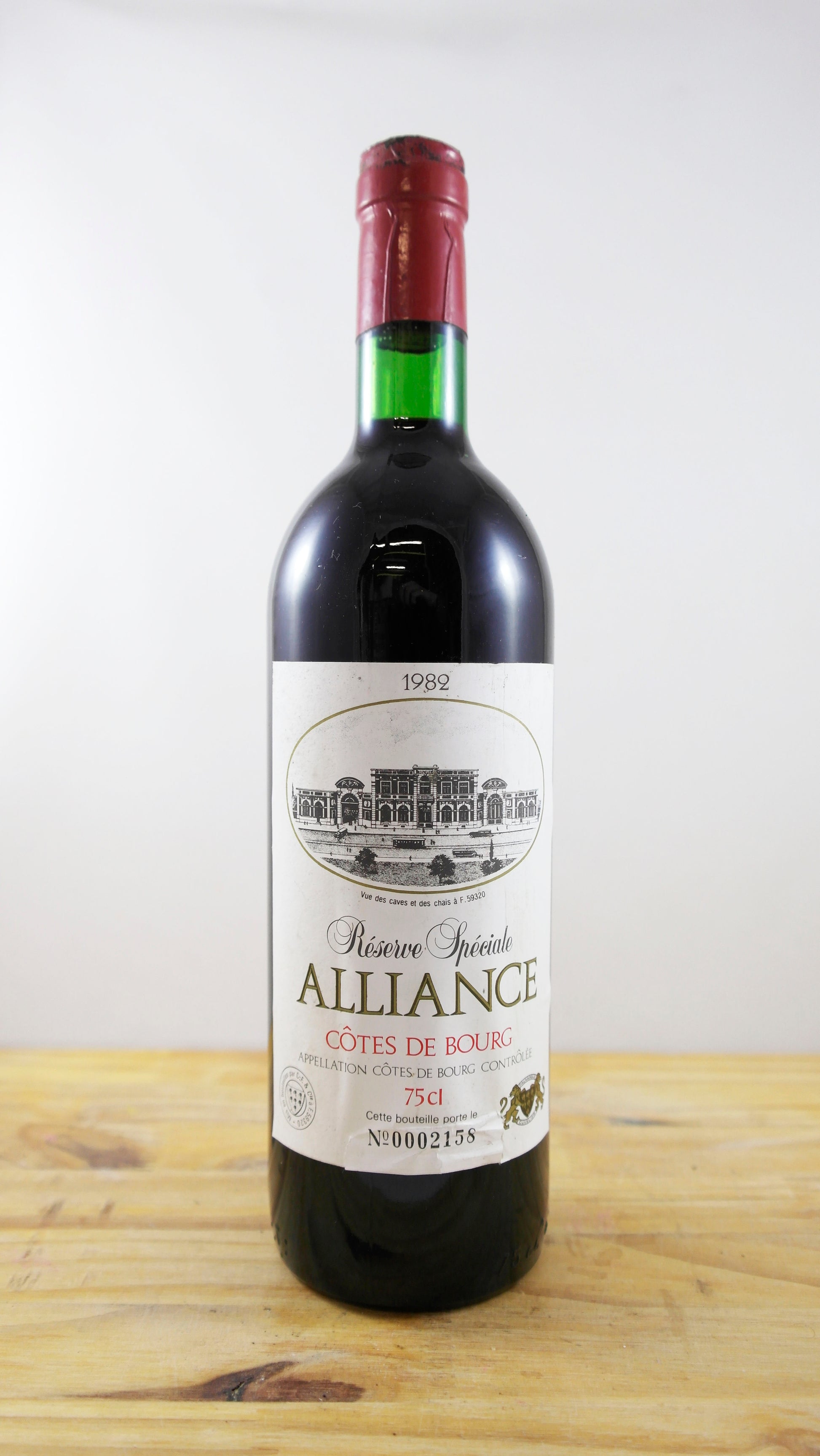 Vin Année 1982 Alliance Côtes de Bourg 