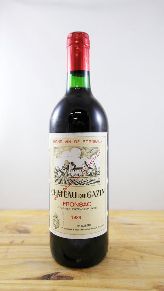 Vin Année 1983 Château du Gazin