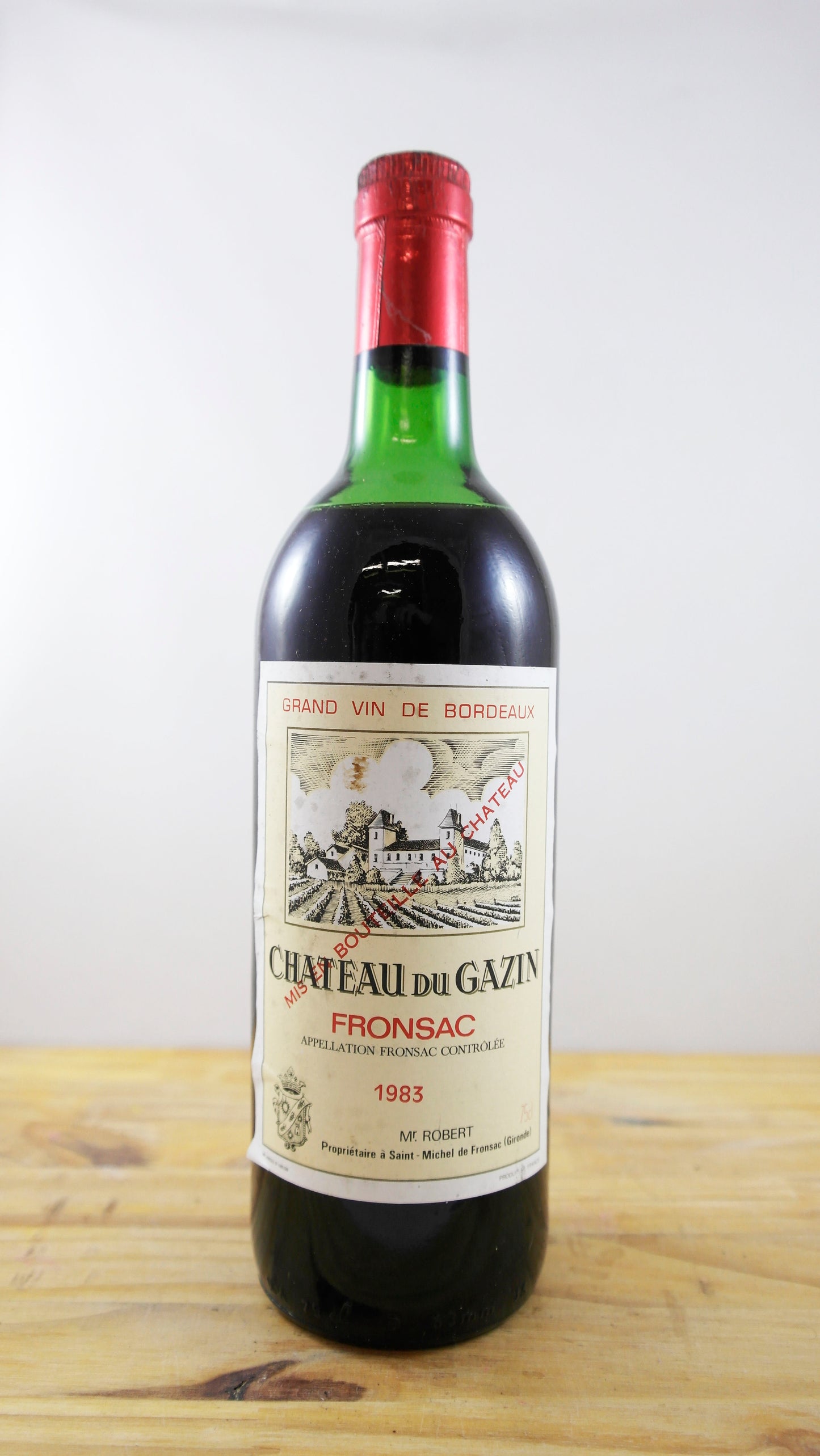 Vin Année 1983 Château du Gazin